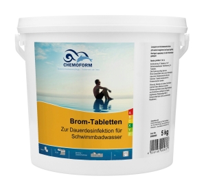 Chemoform Brom-Tabletten 20 g, Eimer à 5.0 kg